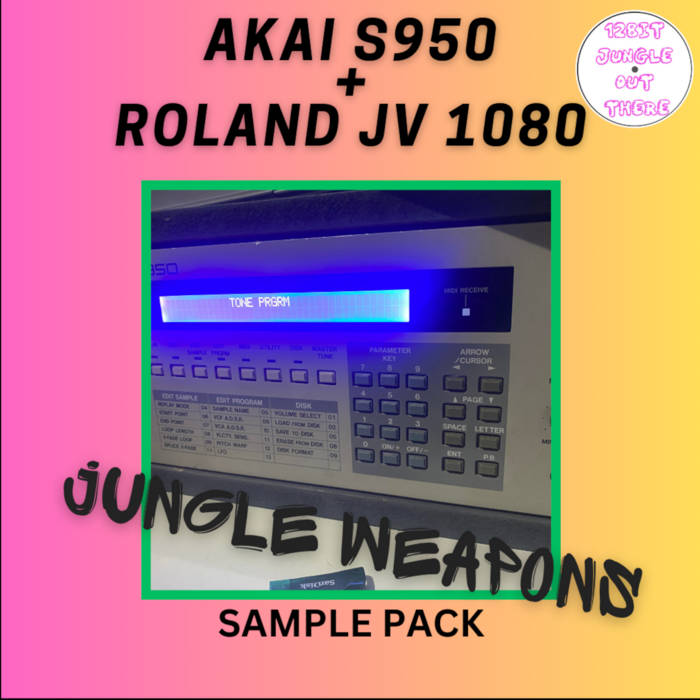 Akai S950/JV1080 - Jungle Weapons | 12bit J.O.T Sample Packs