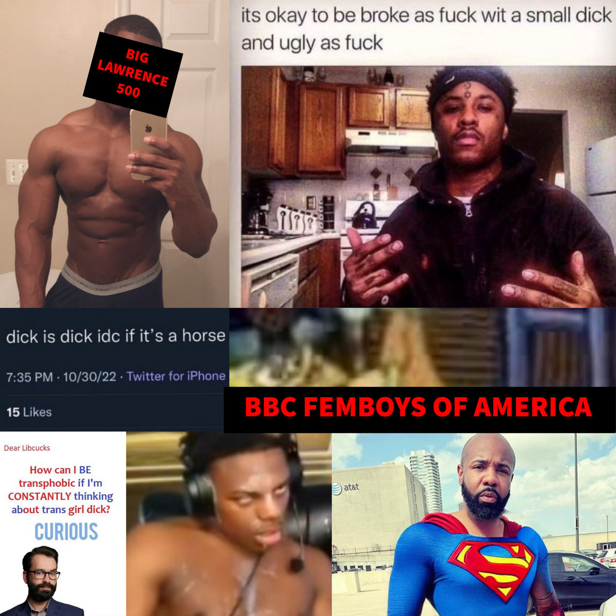 BBC FEMBOYS OF AMERICA | BIG LAWRENCE 500