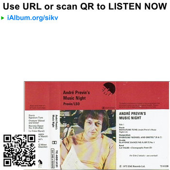 LP Andre Previn, London Symphony Orchestra, London Symphony Chorus アンドレ・プレヴィンの魅力 EAC1001 EMI ANGEL /00260 LP Andre Previn, London Symphony Orchestra, London Symphony