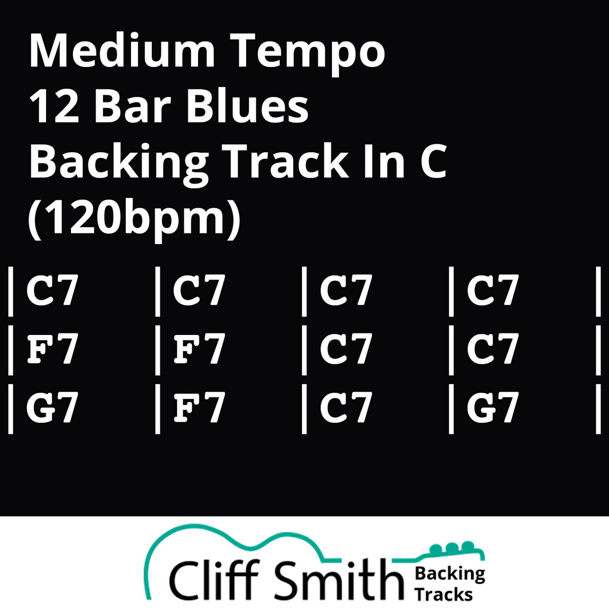 12 bar blues backing track c