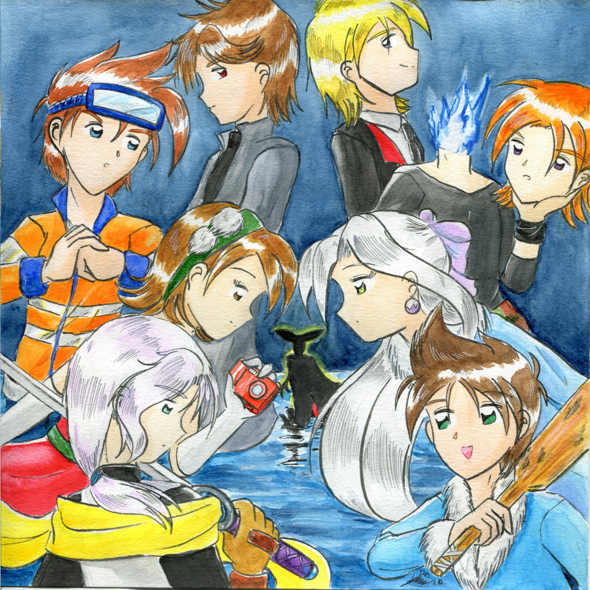 Digimon Ghost Game – Extra Fanarts – “Of course, I was lying