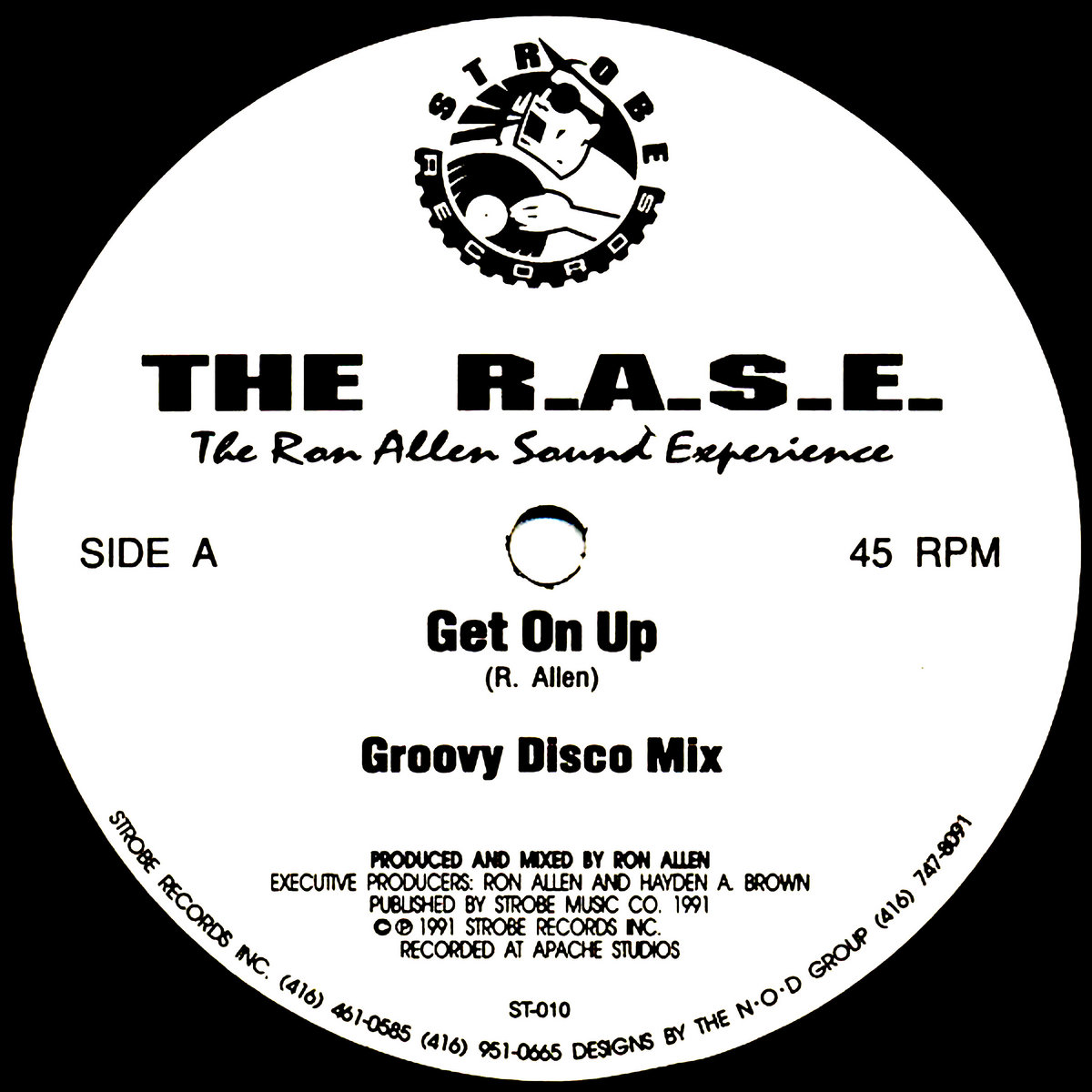 Ron Allen + The R.A.S.E. (Ron Allen Sound Experience) - Get On Up (Groovy Disco Mix)