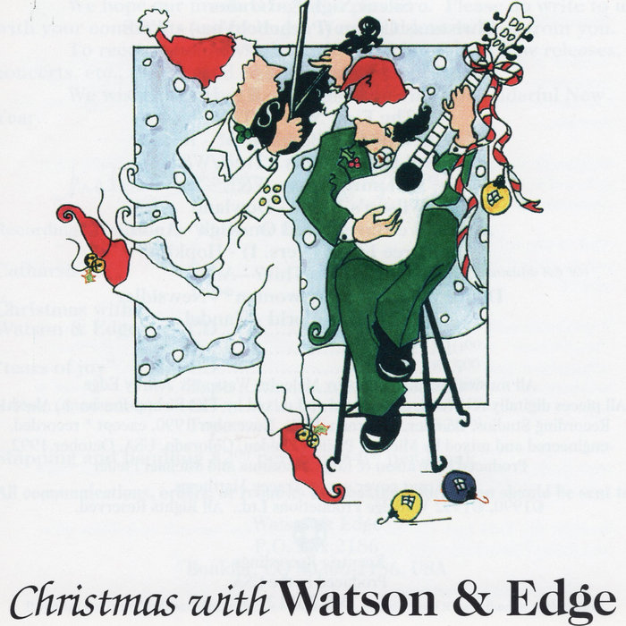 Christmas with Watson & Edge album cover