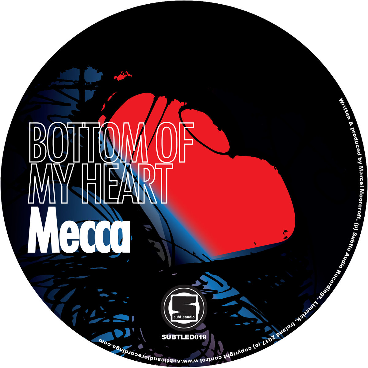 SUBTLED019 :: Mecca - Bottom Of My Heart cover