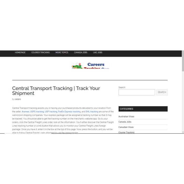 central transport tracking | nomsa112