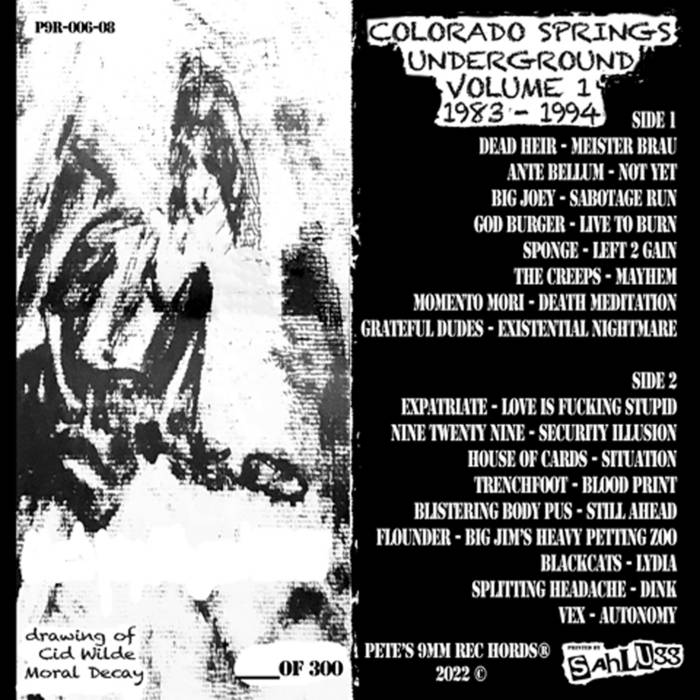 Various Artists | Colorado Springs Underground 1983 - 1994 Volume 1