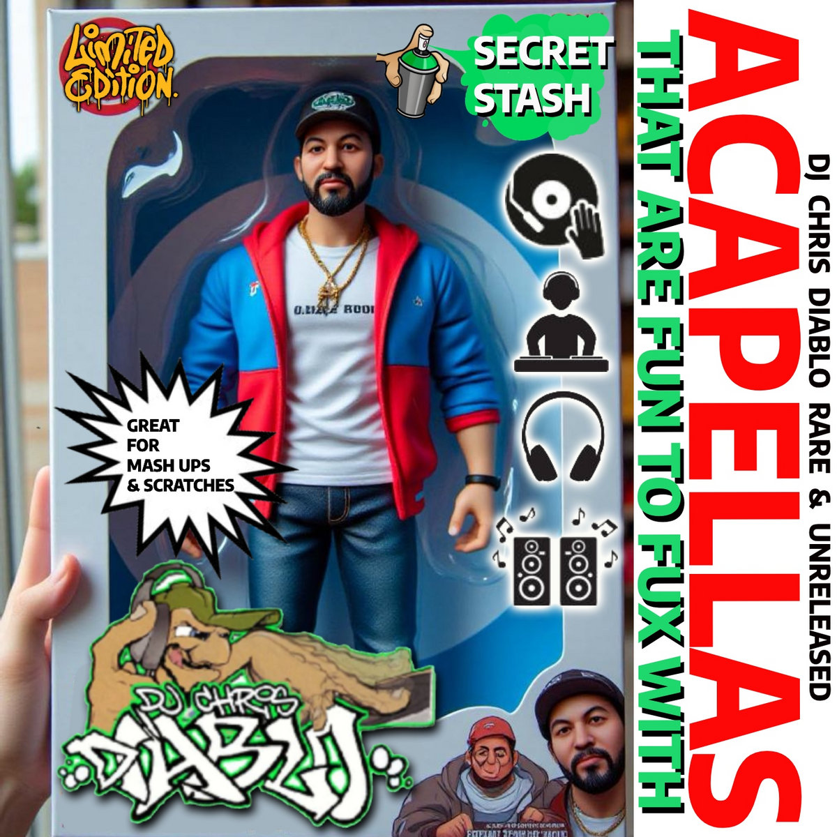 Dj Chris Diablo - Rare & Unreleased Acapellas - That Are Fun To Fux With