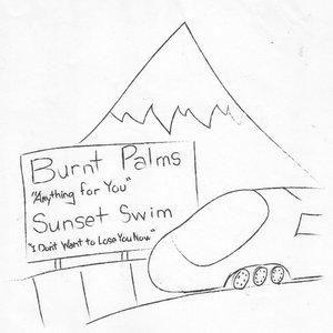 Burnt Palms/Sunset Swim split flexi 7"Burnt Palms/Sunset Swim cover