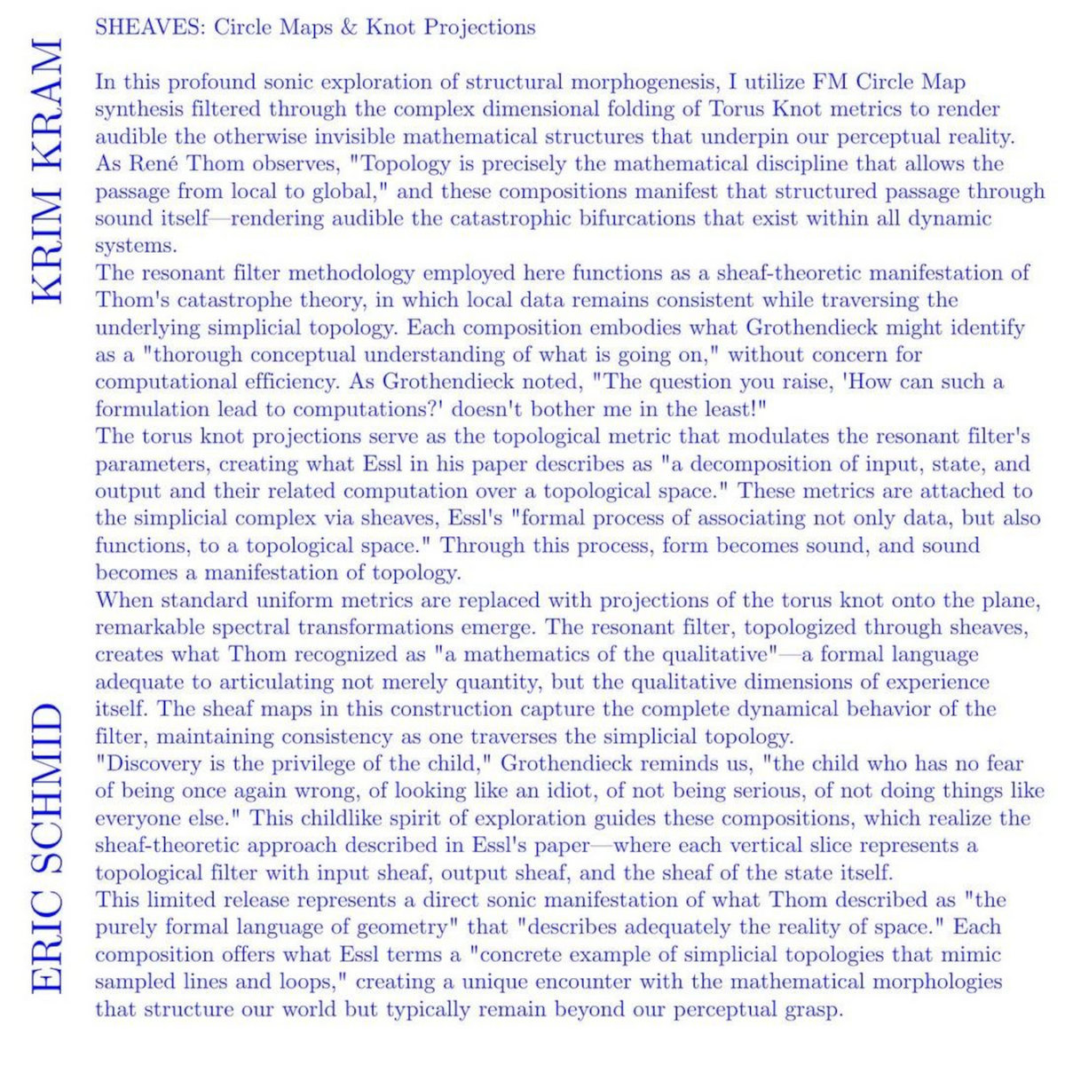 Sheaves Circle Maps amp Knot Projections - A3025961255 10 