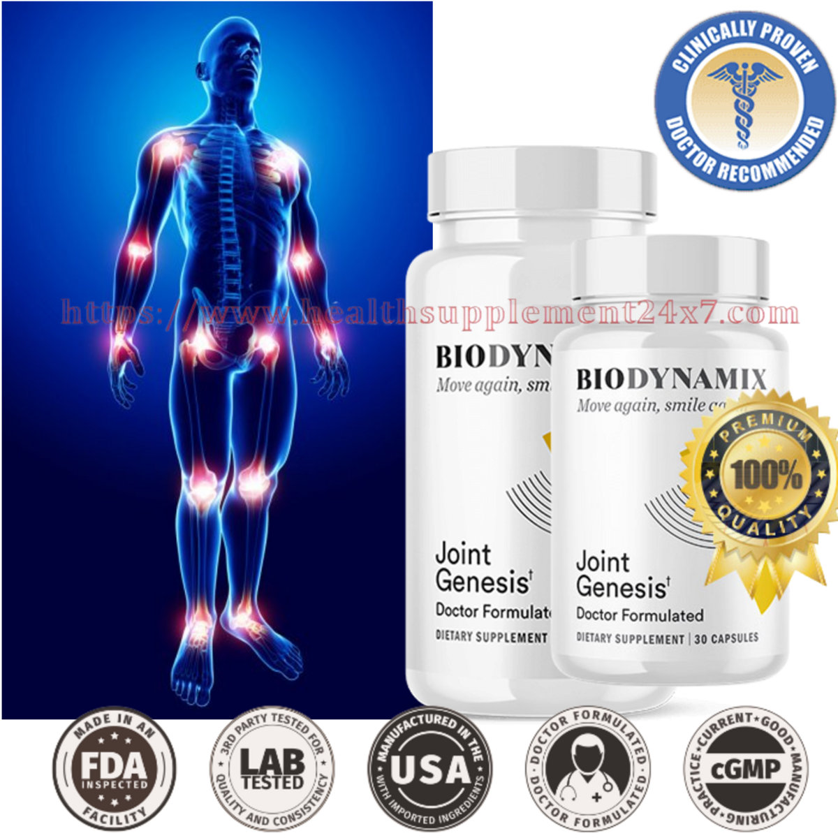 Joint Genesis (JOINT SUPPORT FORMULA) It Improves Mobility In Joints ...