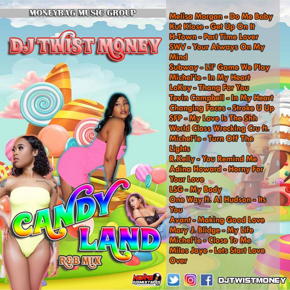 Dj Twist Money - Candy Land R&B Mixtape | Dj Twist Money