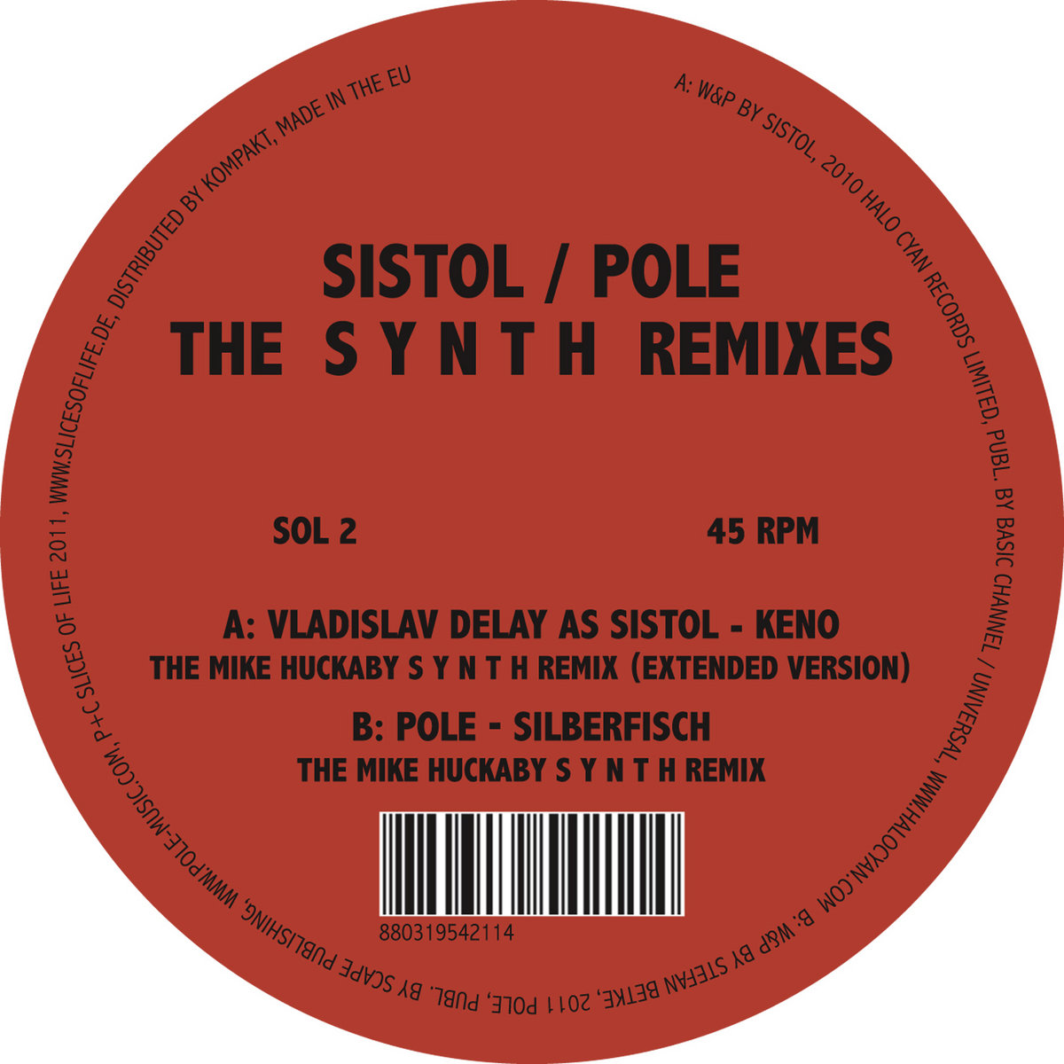 The S Y N T H Remixes | Sistol / Pole | SLICES OF LIFE Records