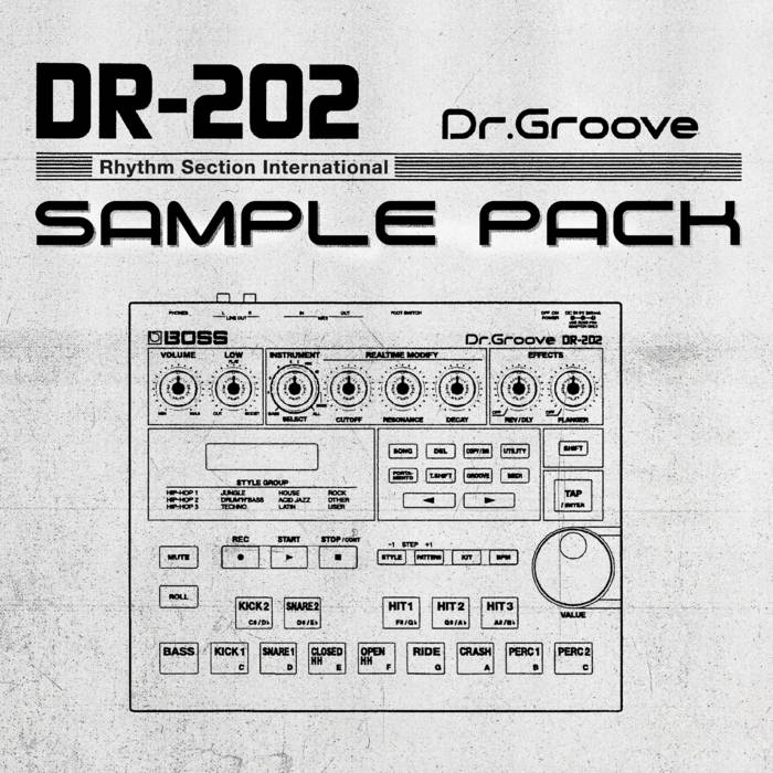 RS INTL Sample Pack IX Boss DR 202 Drum Machine Z Lovecraft