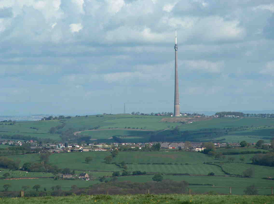 Emley Moor Mast Bavarian Fire Drill