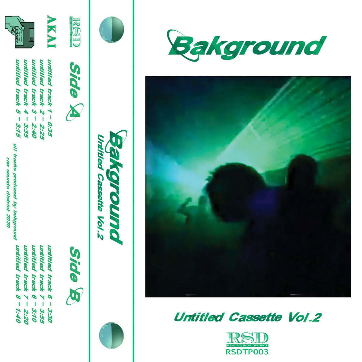 RSDTP003 - Bakground - Untitled Cassette Vol.2 | Bakground