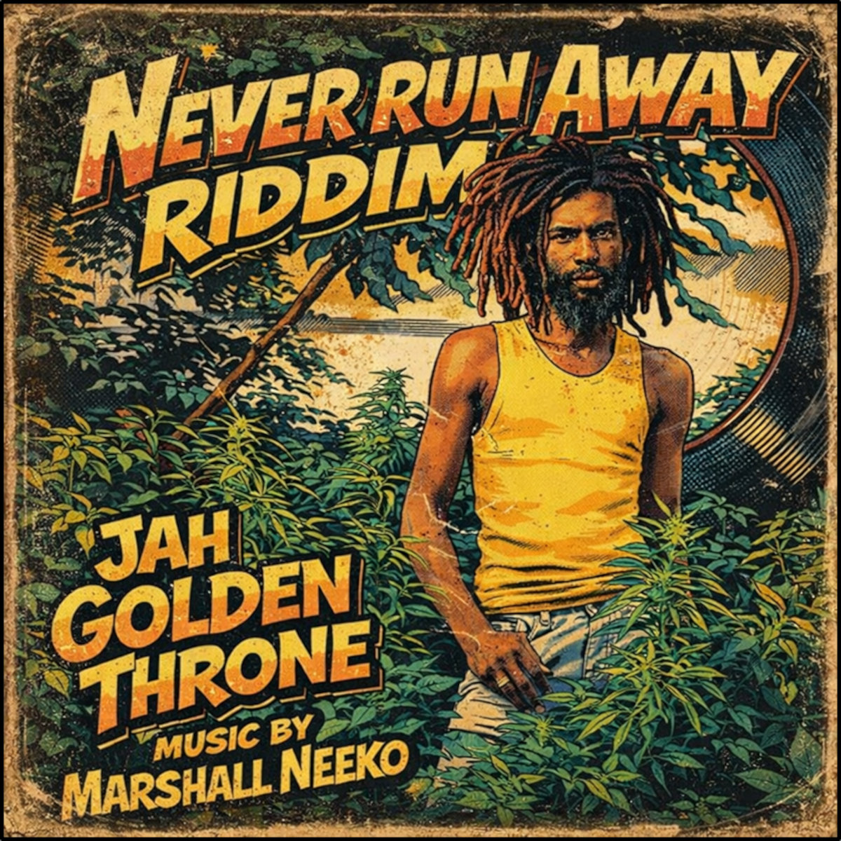 Various - Never Run Away Riddim (Jah Golden Throne x Marshall