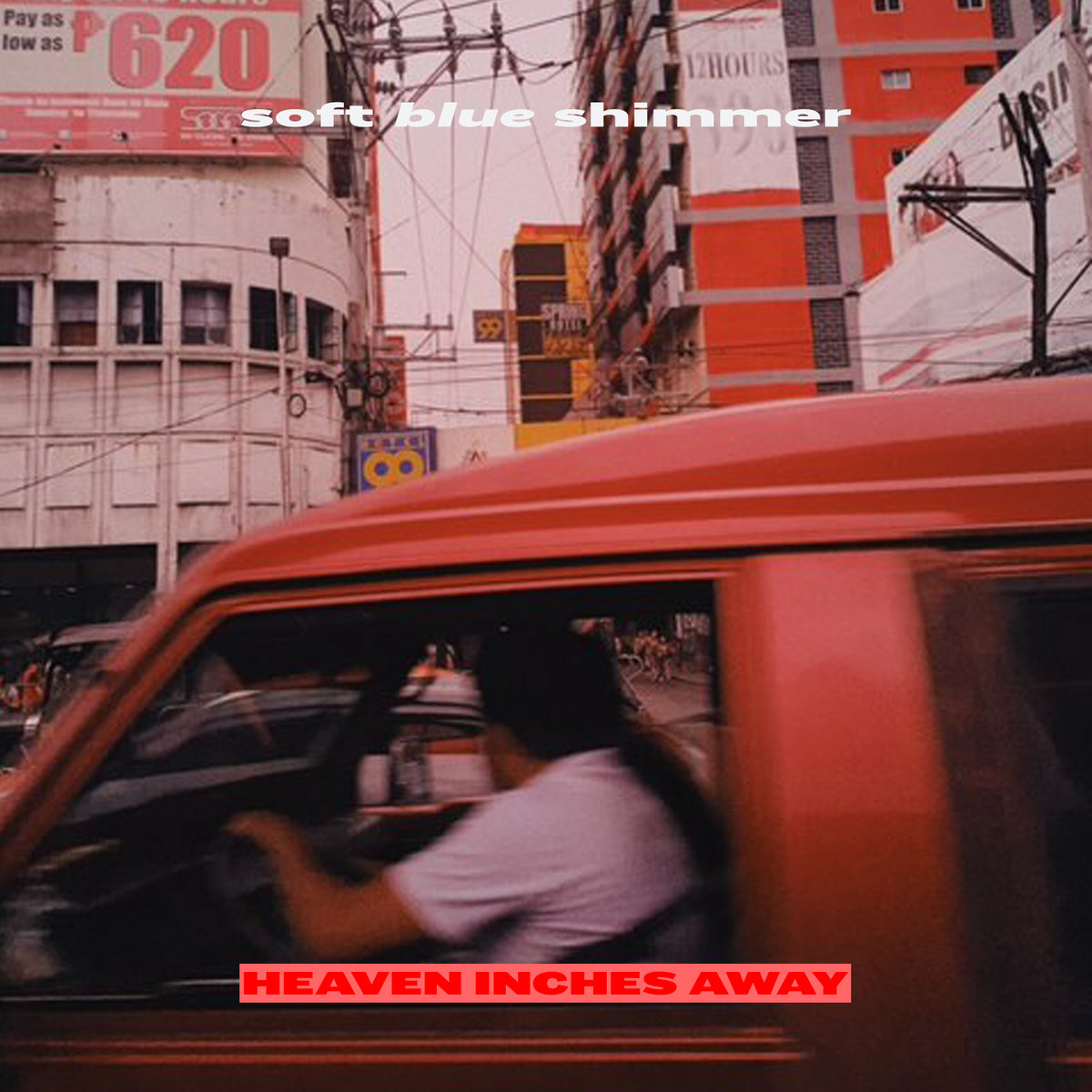 Heaven Inches Away | Soft Blue Shimmer | galaxy train
