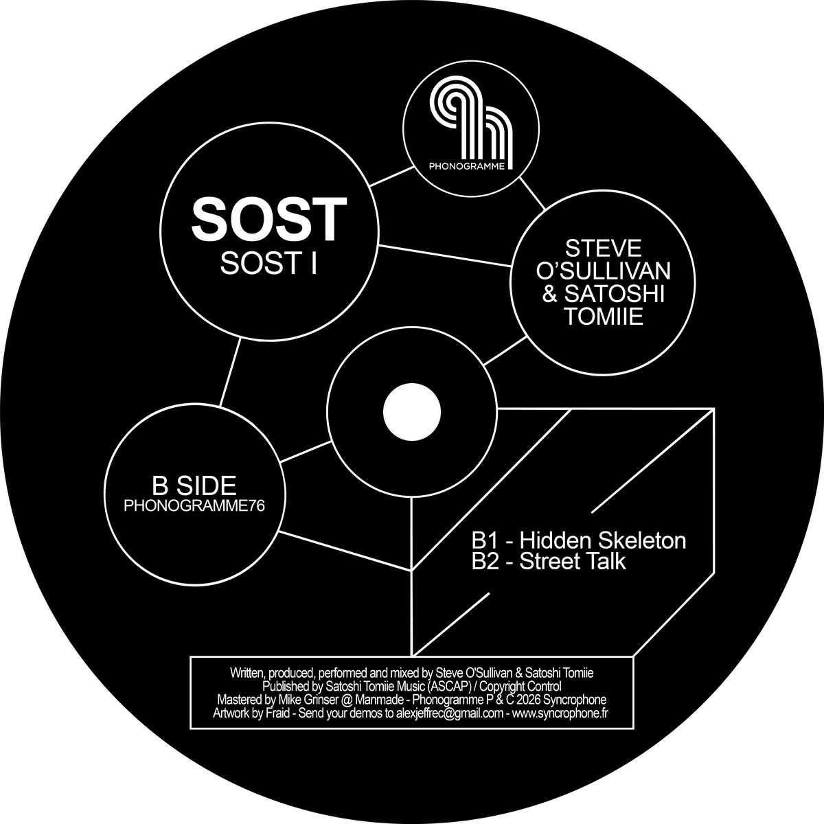 SOST 1 | SOST (Steve O'Sullivan & Satoshi Tomiie) | Phonogramme