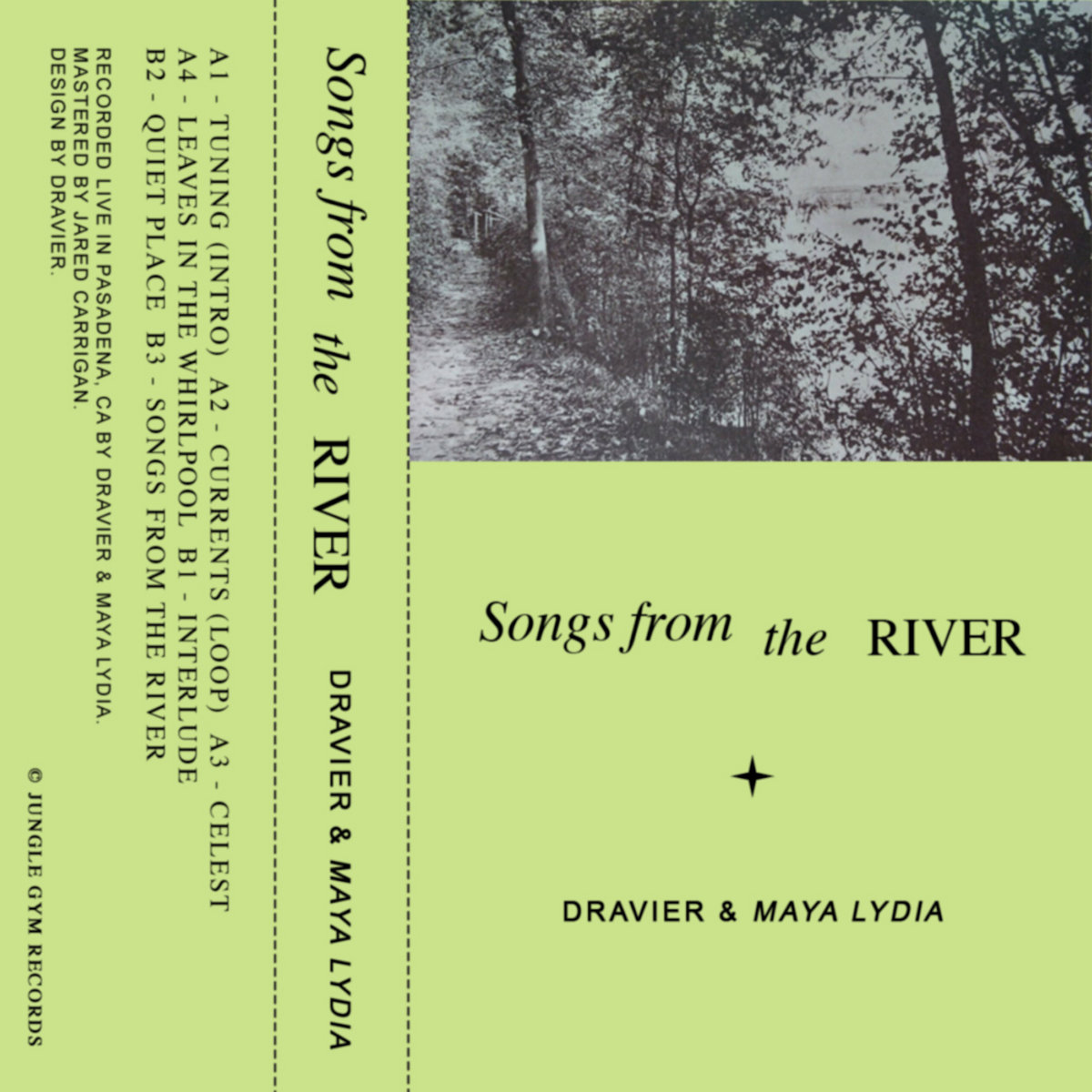 [JGT103] "Songs From The River" Dravier & Maya Lydia JUNGLE GYM RECORDS