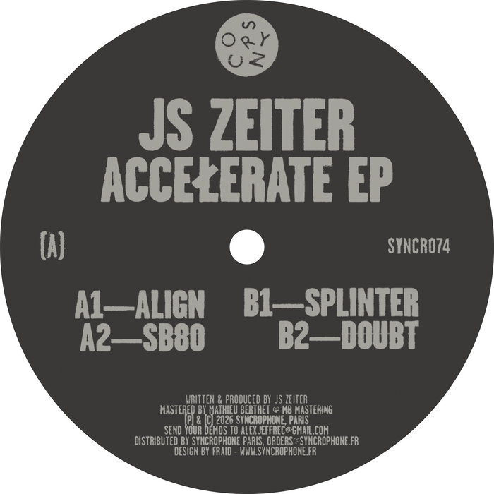 Pochette de Accelerate EP par JS Zeiter
