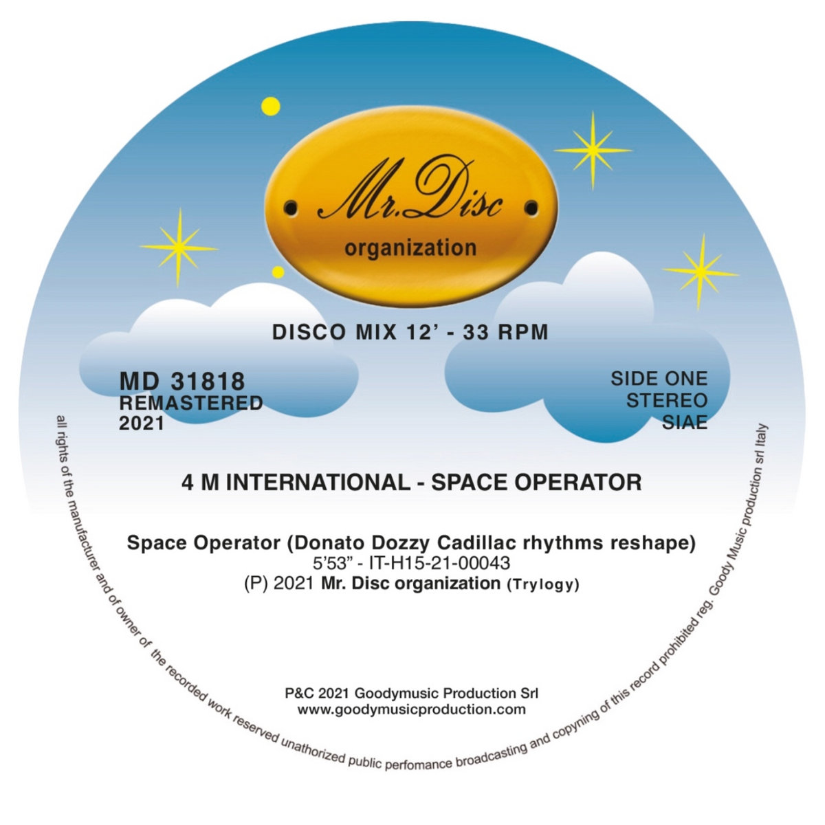 Space Operator | 4 M International | Goody Music Production