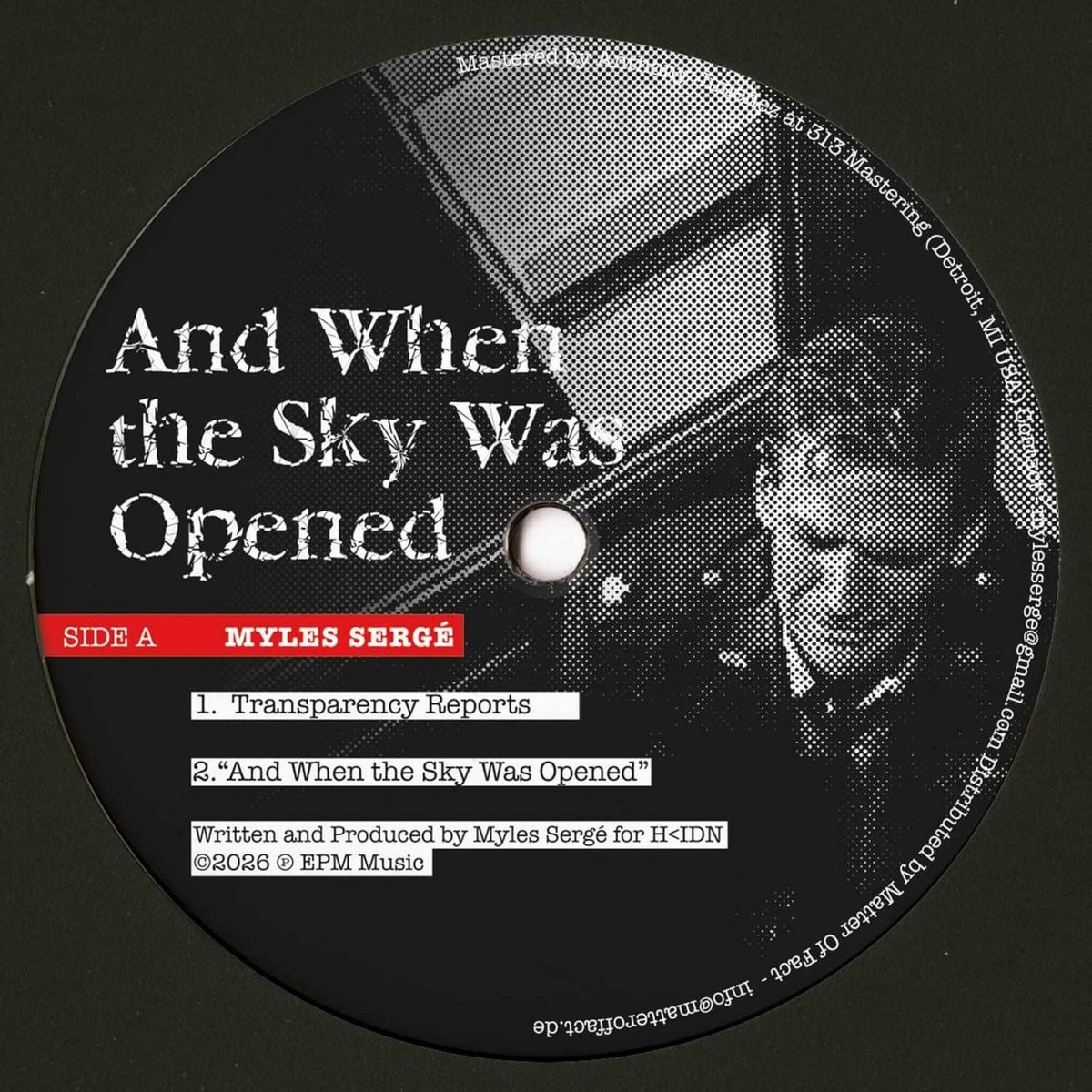 MS14: Myles Serge and Jamie Bissmire - And When the Sky Was Open
