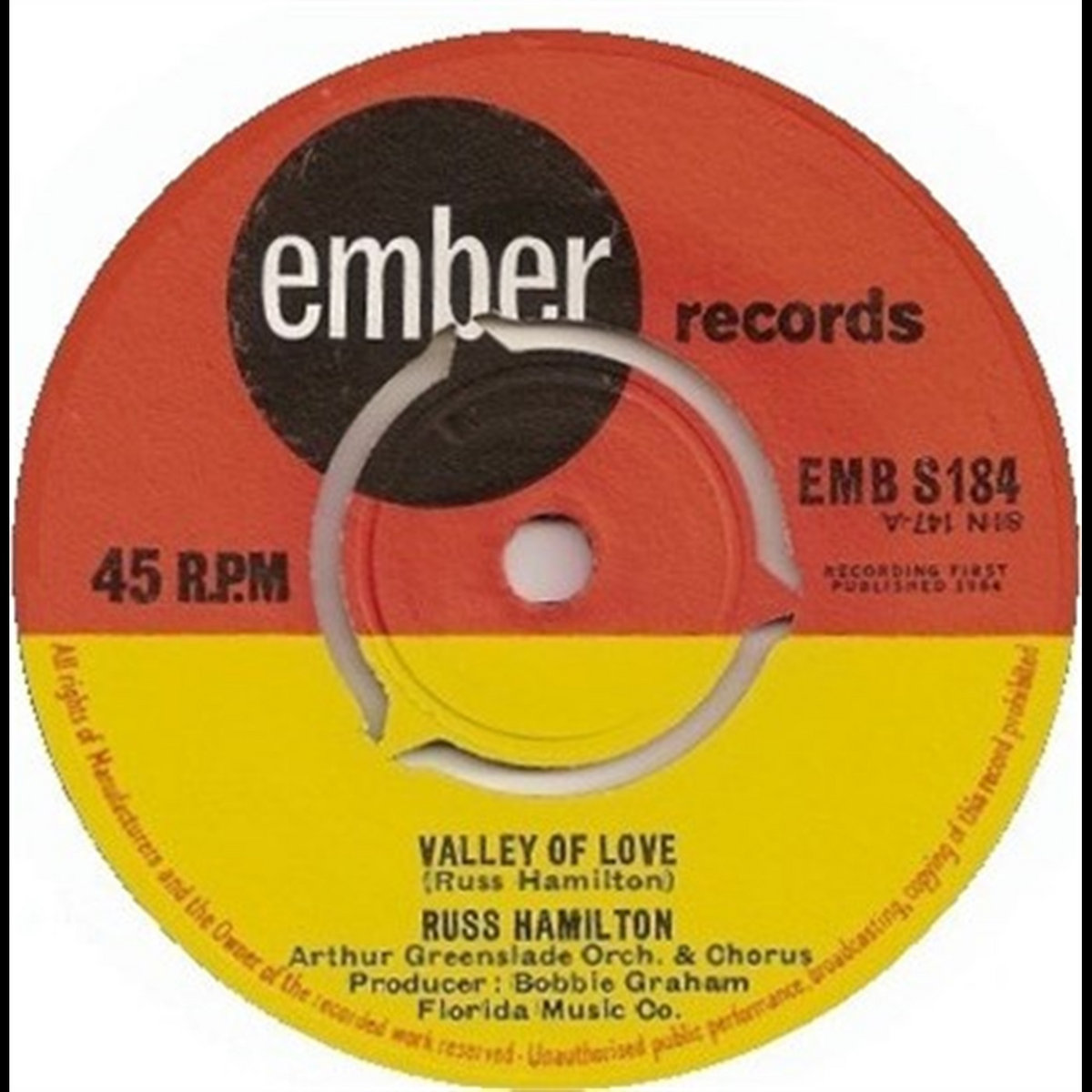 Valley Of Love | Russ Hamilton