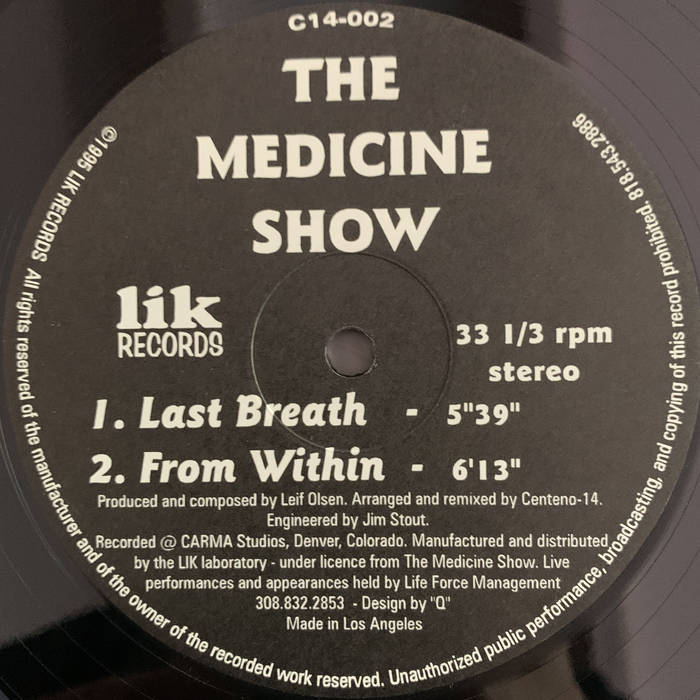MEDICINE SHOW — Last Breath/From Within/Let's See... Single album artwork