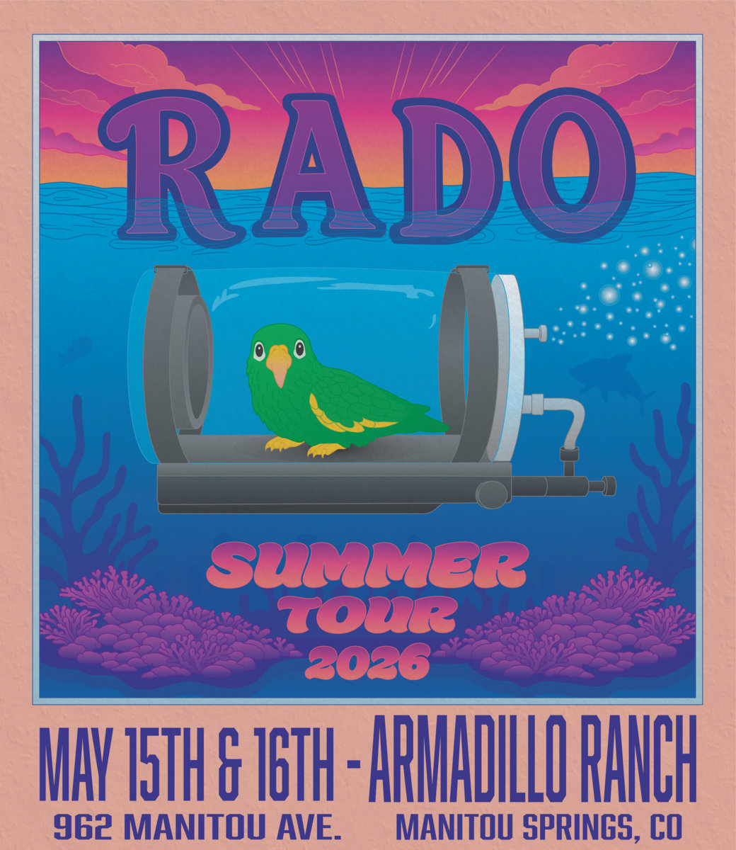 Live at The Armadillo Ranch | Manitou Springs, CO | 05/16/2026 | RADO Live at The Armadillo Ranch | Manitou Springs, CO | 05/16/2026 | RADO