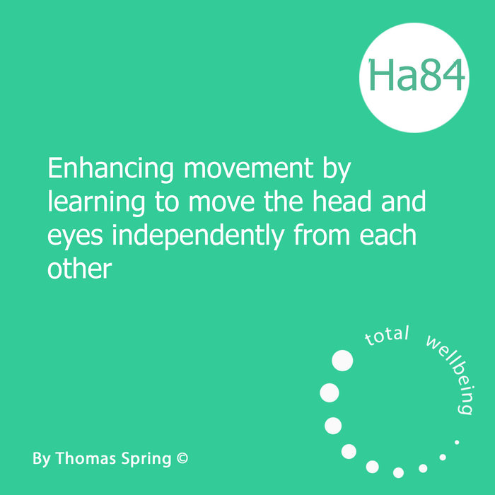 Ha84 Enhancing movement by learning to move the head and eyes