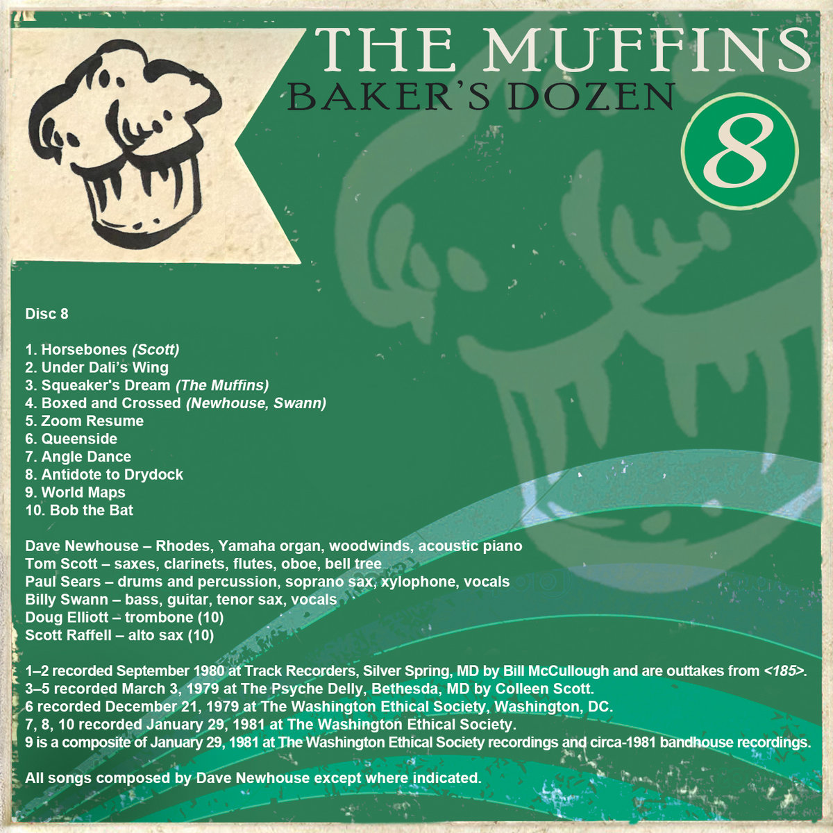 Baker's Dozen 8 [1979-1981] | The Muffins | Cuneiform Records