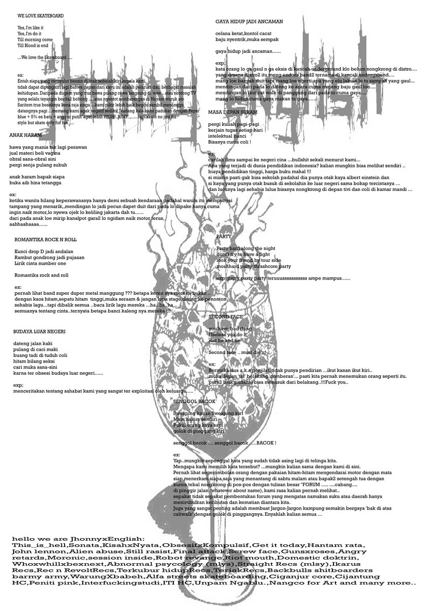 ANAK HARAM  lowbudget muthafucka! records