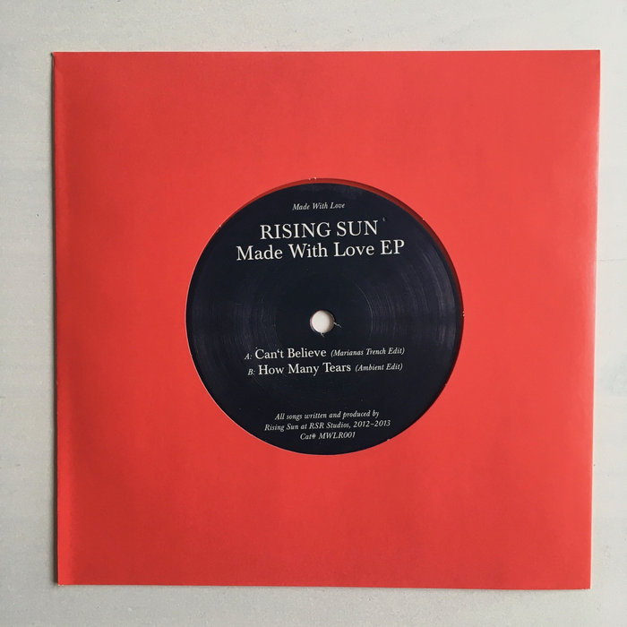 Sun Rising Vinyl rising sun - made with love ep (7inch vinyl, red clear) | rising sun ...