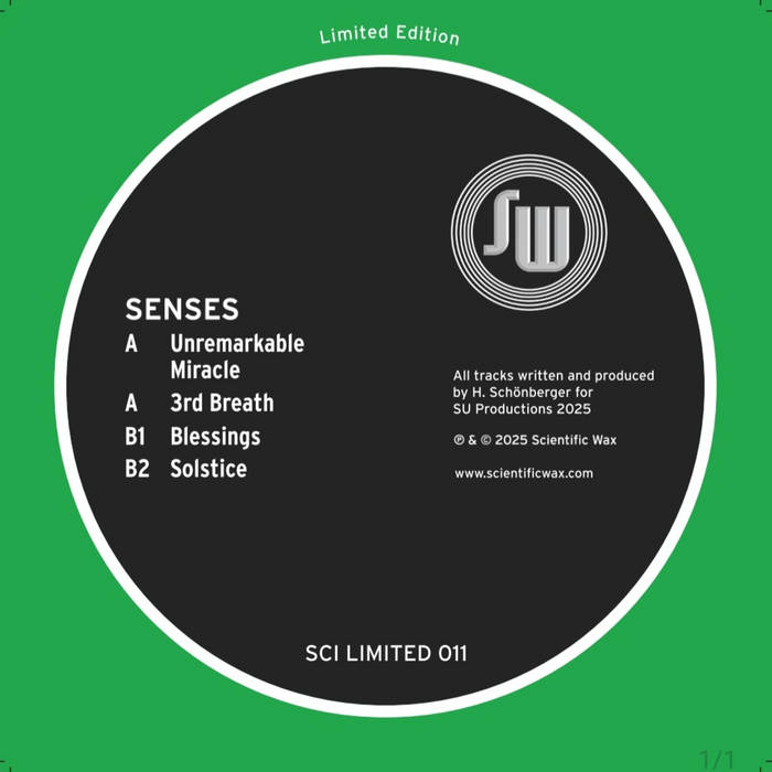 SCILTD011 Senses - Blessings EP | Senses | Scientific Wax