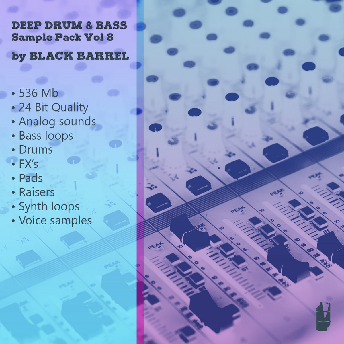 Black Barrel - Deep Drum & Bass Sample Pack Vol. 8 Black Barrel