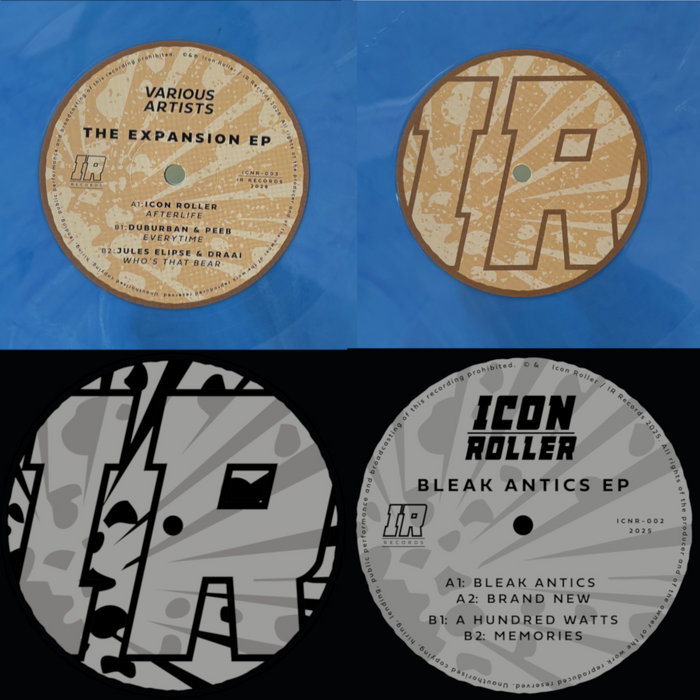 Pochette de ICNR002 & ICNR003 Blue - Bundle par Icon Roller (IR Records)