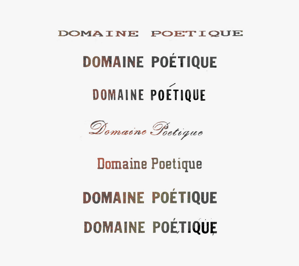 Domaine Poétique