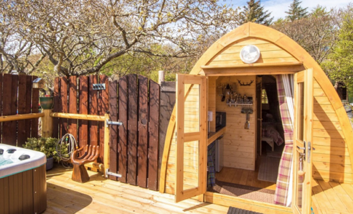 Mountview Luxury Pod Baddidarroch Lochinver Scotland Best