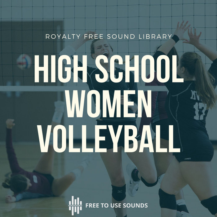 Volleyball Sounds Women High School Team Indoor Training Sound Effects