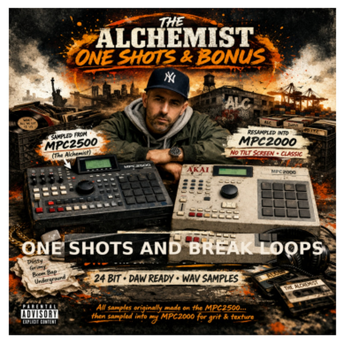 Alchemist One Hits & Bonus - MPC2000 Sample Pack - 24 bit DAW Ready ...