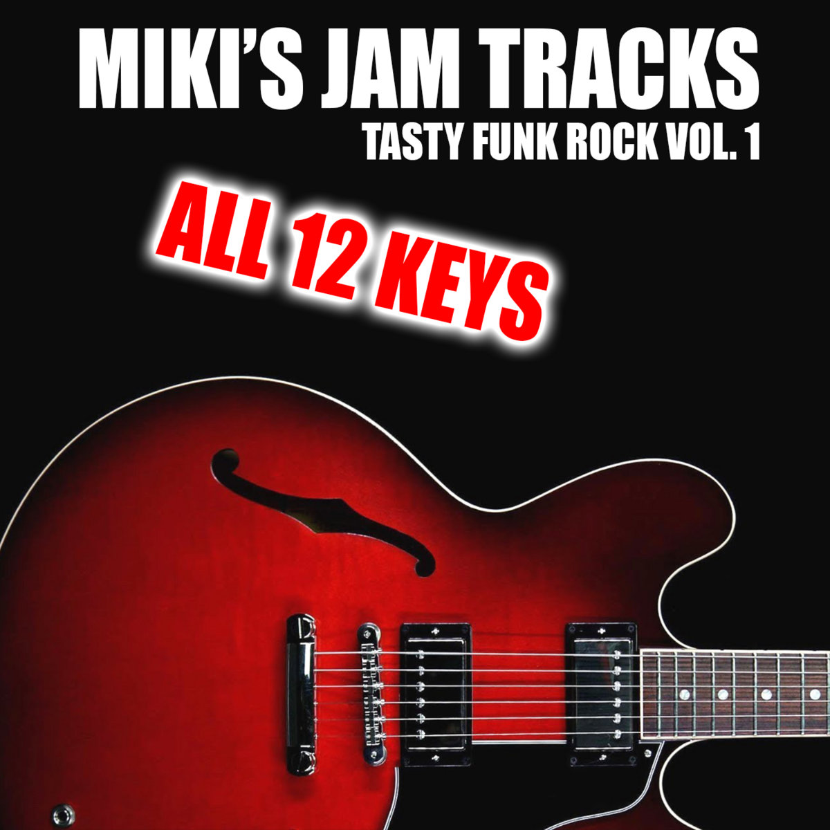 Tasty Funk Rock Guitar Backing Track Jam In Dm 110 BPM Miki's Jam
