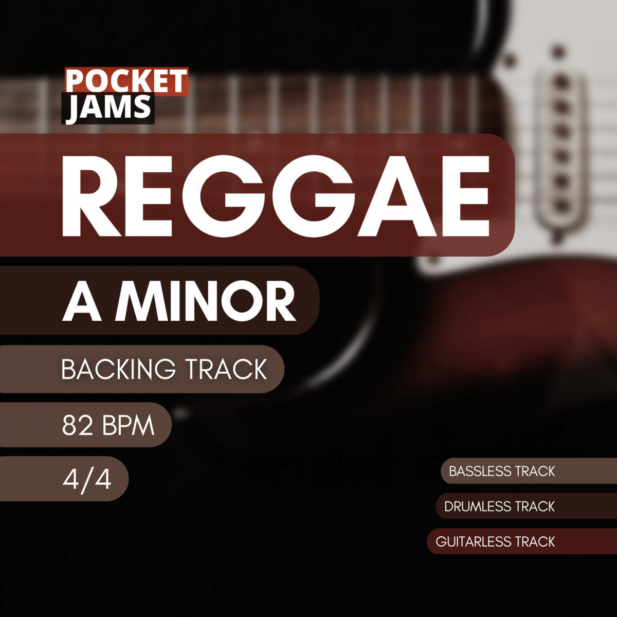 Reggae backing tracks - Am - 82bpm