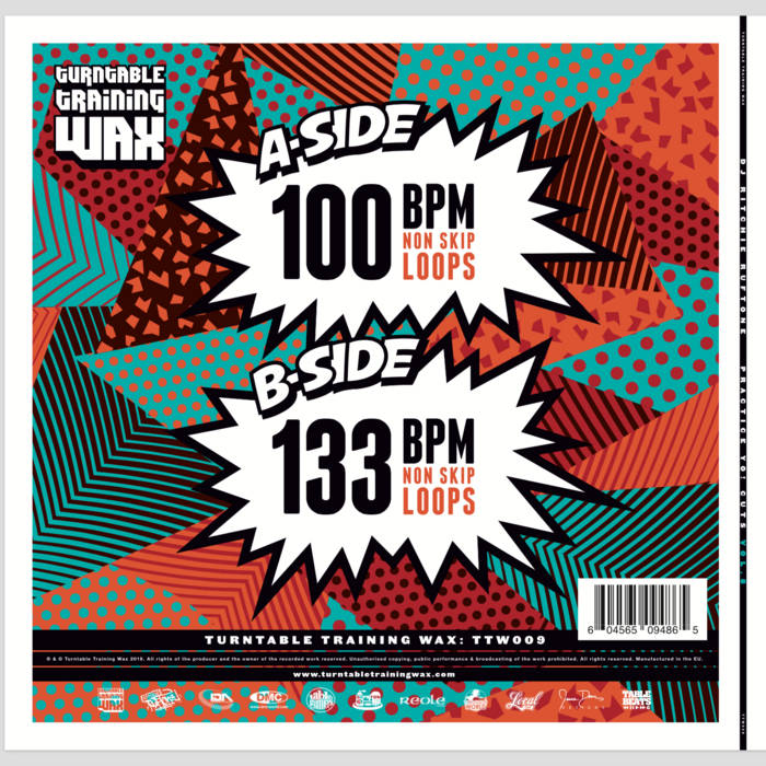 Practice Yo Cuts Vol 5 - 133bpm - b side - 12inch | DJ Ritchie Ruftone
