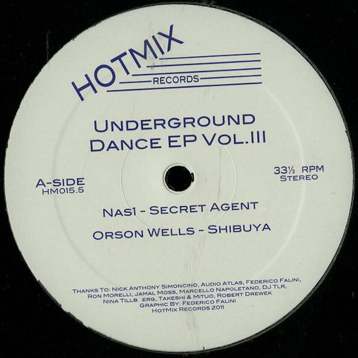 Nas1 / Orson Wells - Underground Dance EP Vol. III | HOTMIX