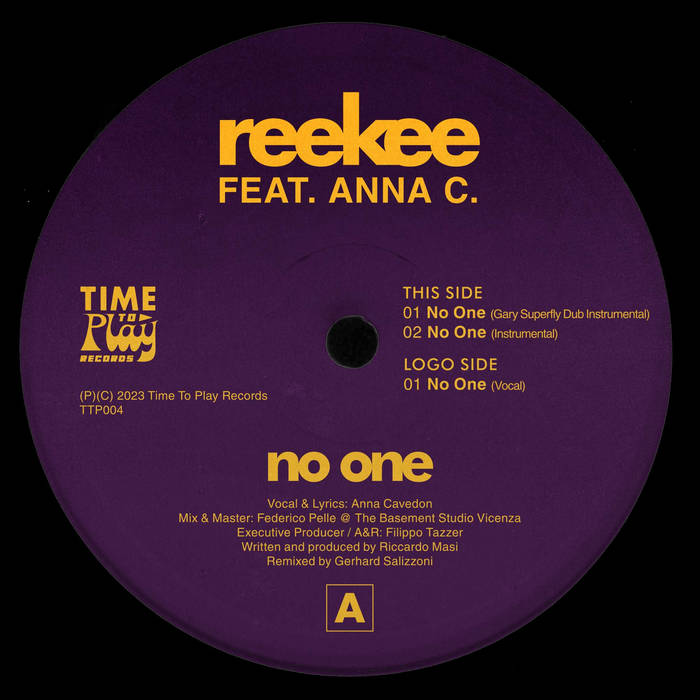No One - (Gary superfly Dub Instrumental) | reekee FEAT. ANNA C 