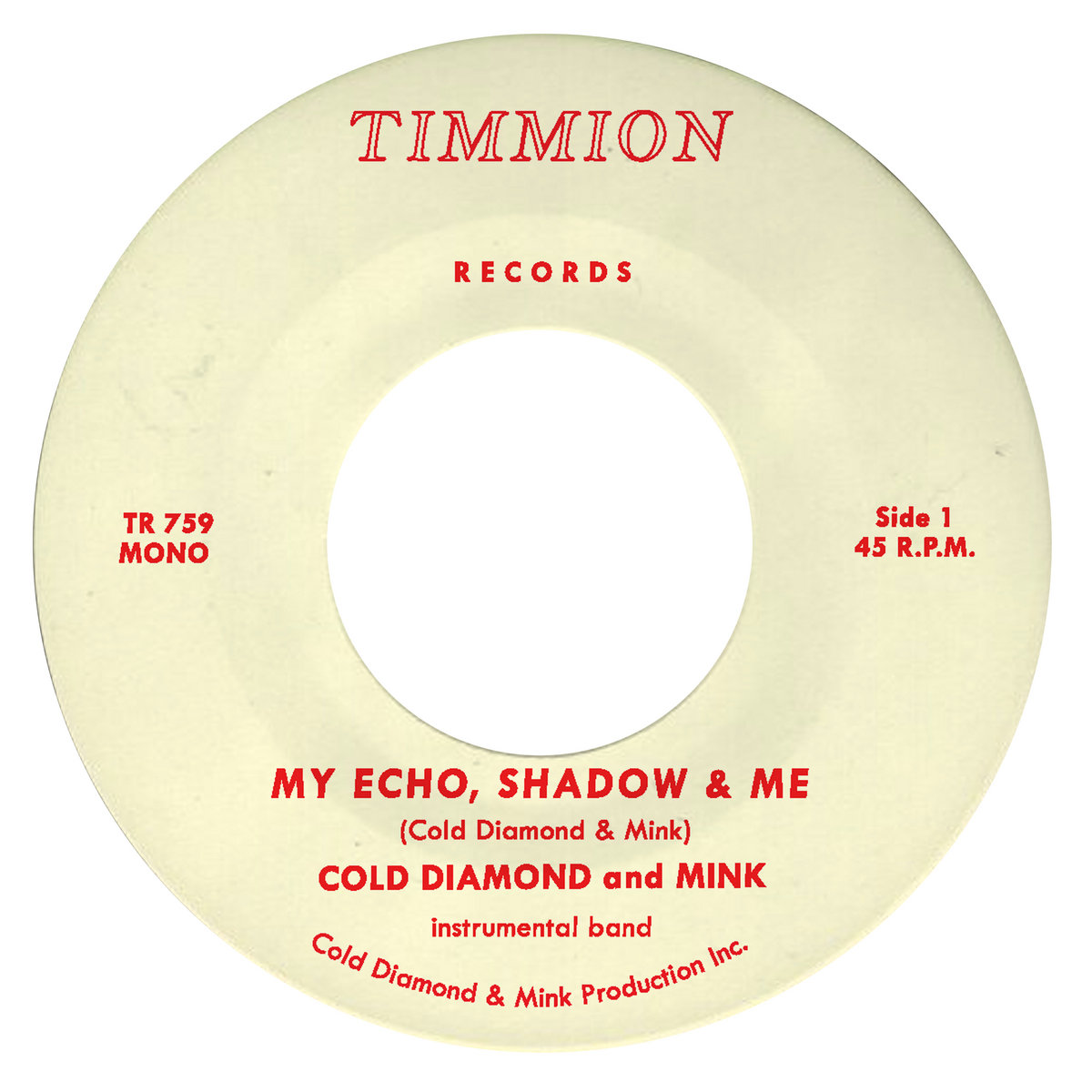 My Echo, Shadow and Me (Instrumental) | Cold Diamond & Mink, Jonny