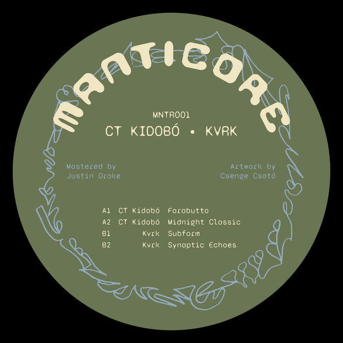 Pochette de CT Kidobó / Kvrk - MNTR001 par CT Kidobó , Kvrk