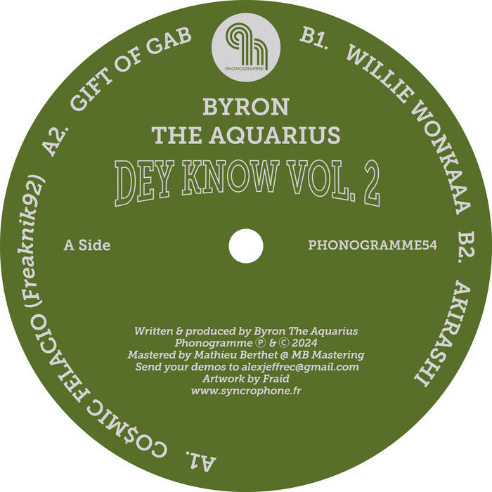 Byron The Aquarius / Dey Know Vol. 2 Byron The Aquarius / Dey Know Vol. 2