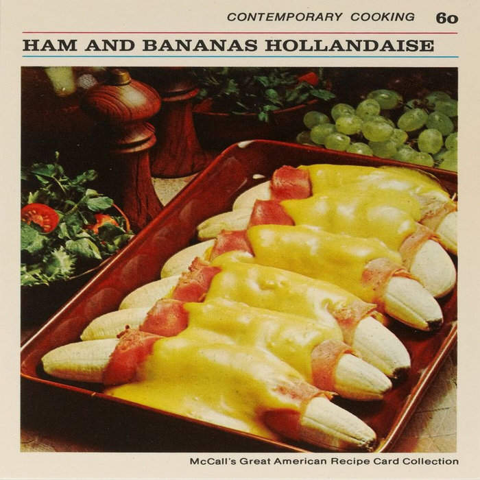 Ham and Banana Hollandaise Plastic Squid