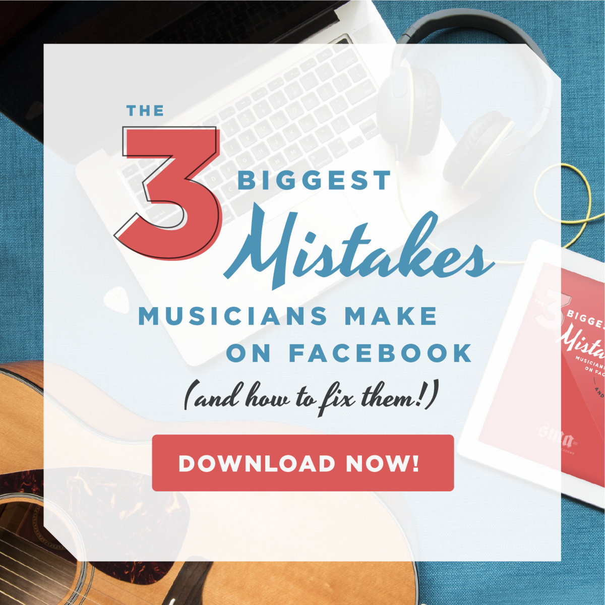 3 huge mistakes musicians make on facebook and how to fix it make a flyer for facebook